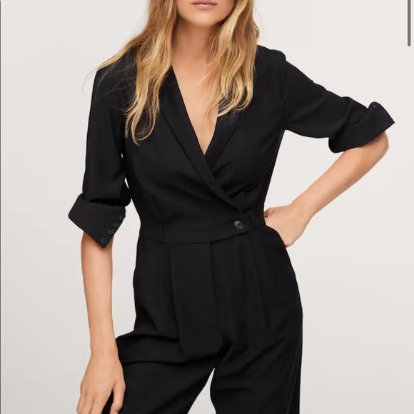 Black MANGO romper suit - Picture 2 of 10